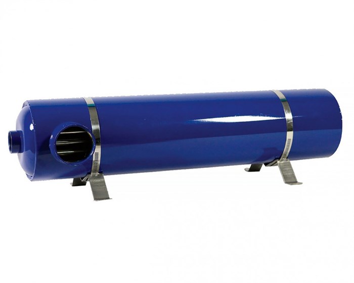 Emaux Теплообменник HE75 (75 кВт, котел 1", бассейн 2" вертикальный) 16938