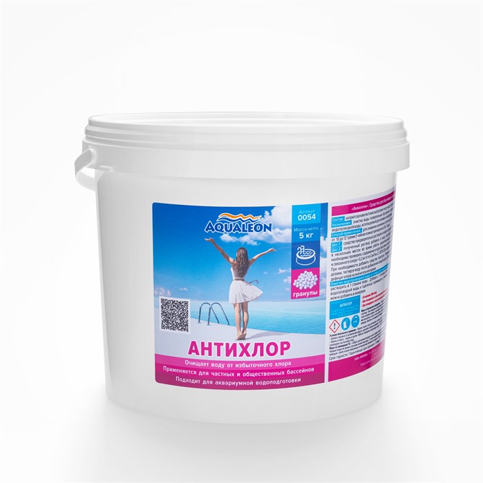 Aqualeon Антихлор в гранулах 5 кг 0054 00051
