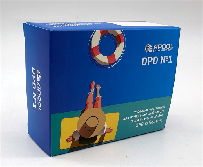 AL Таблетки тестера DPD1, своб.хлор (блистер 10 табл.) уп. 25 блистеров 84236