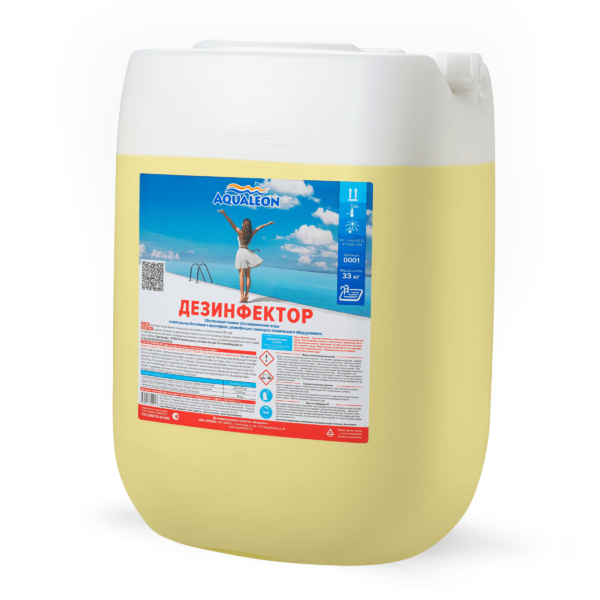 Aqualeon Дезинфектор жидкий 33 кг 30 л 0001 00002