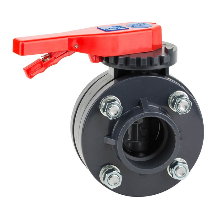 ПВХ Задвижка МФ 75 (2½") с фланцами и болтами 16931