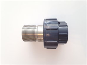 Xenozone ПВХ Муфта разборная американка 63 с нерж. вставкой 2